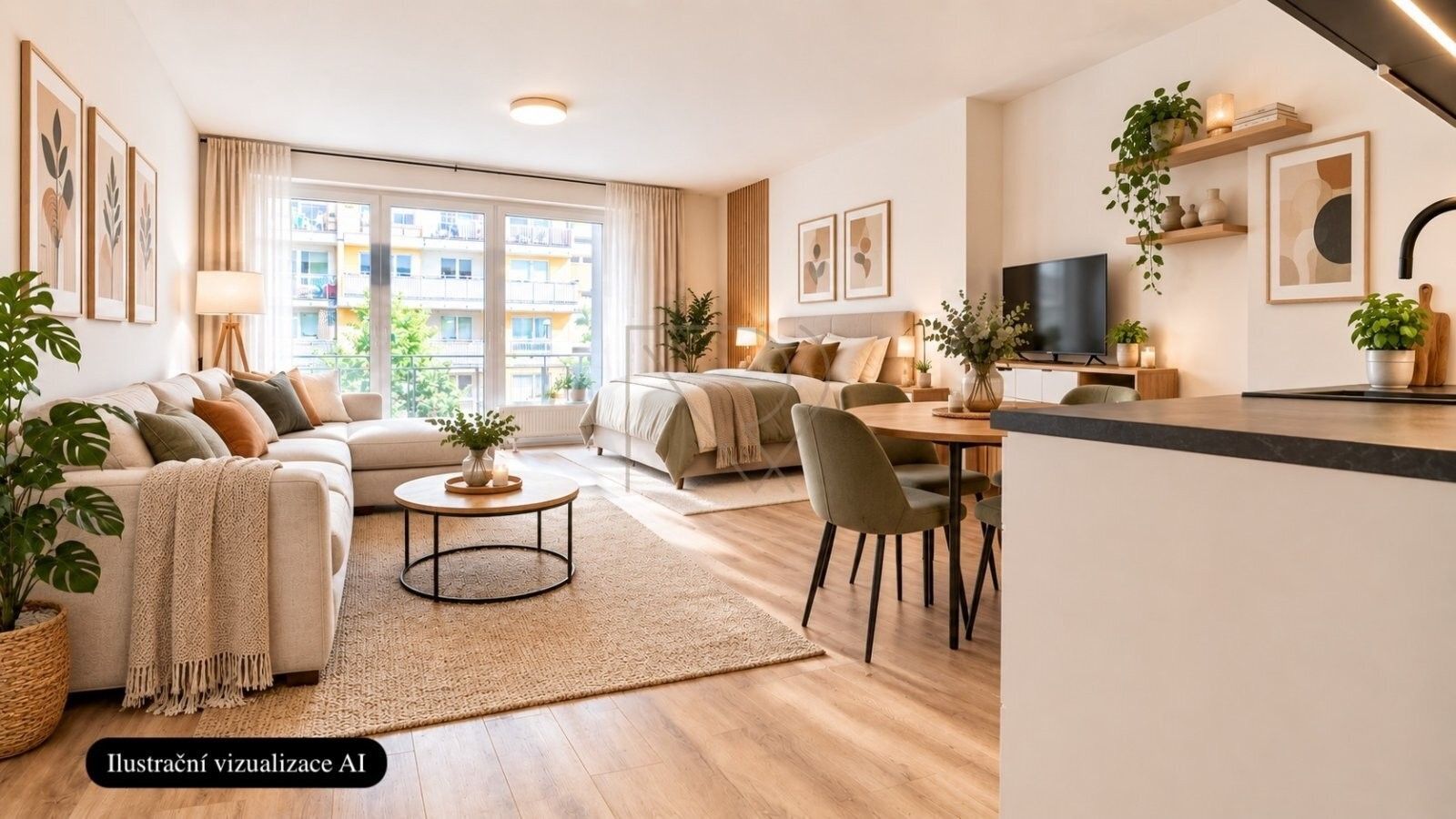 1+kk, Gerstelova , Praha Vysočany, 41 m² - 1