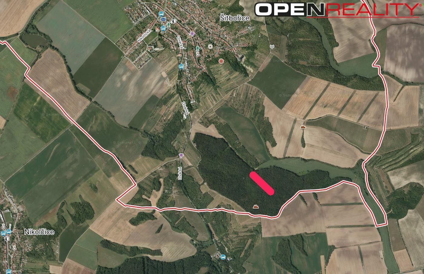 Lesy, Divácká, Šitbořice, 4 682 m² - 1