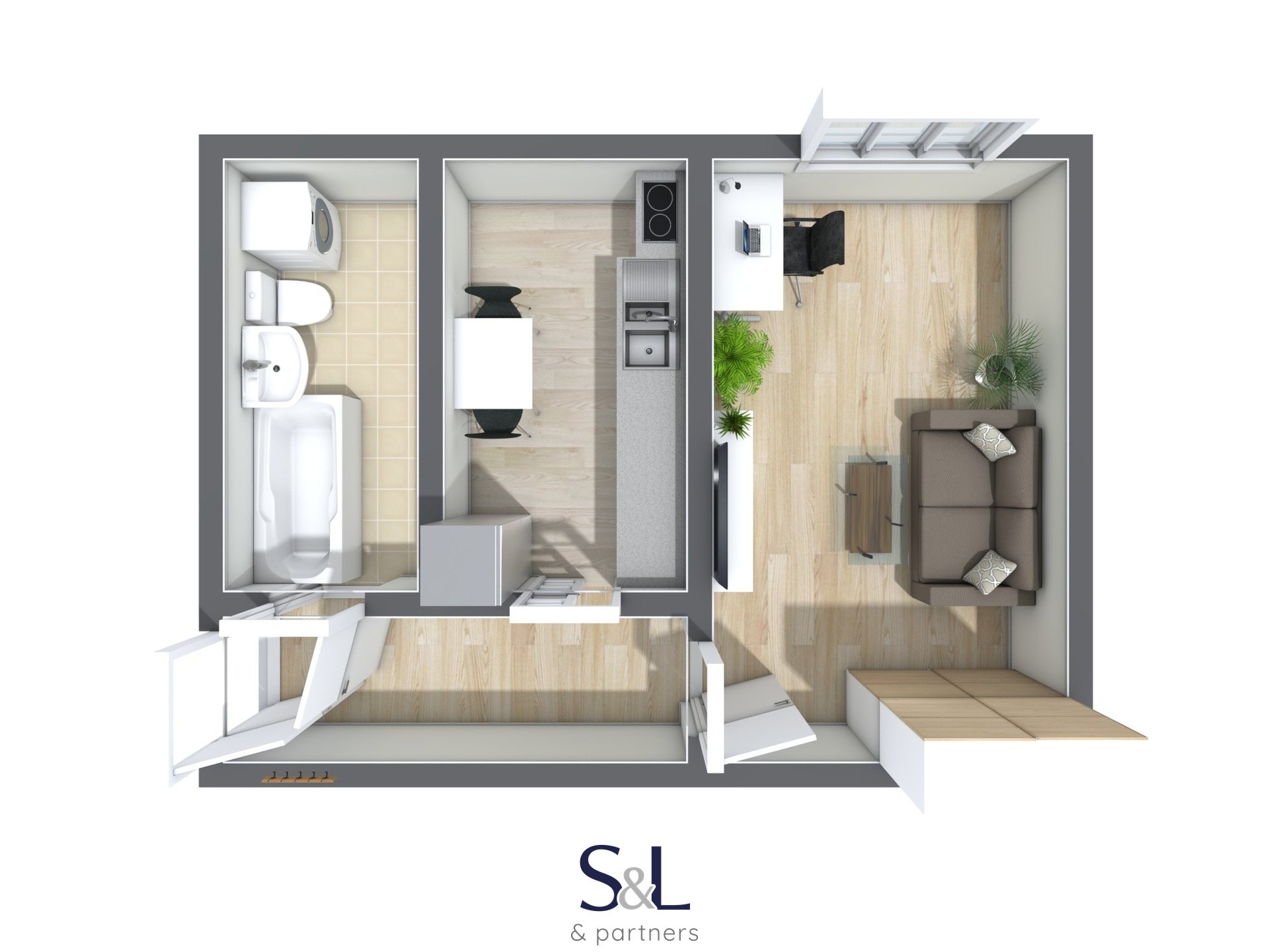 Prodej byt 1+1 - Radniční, Tanvald, 28 m² - 5