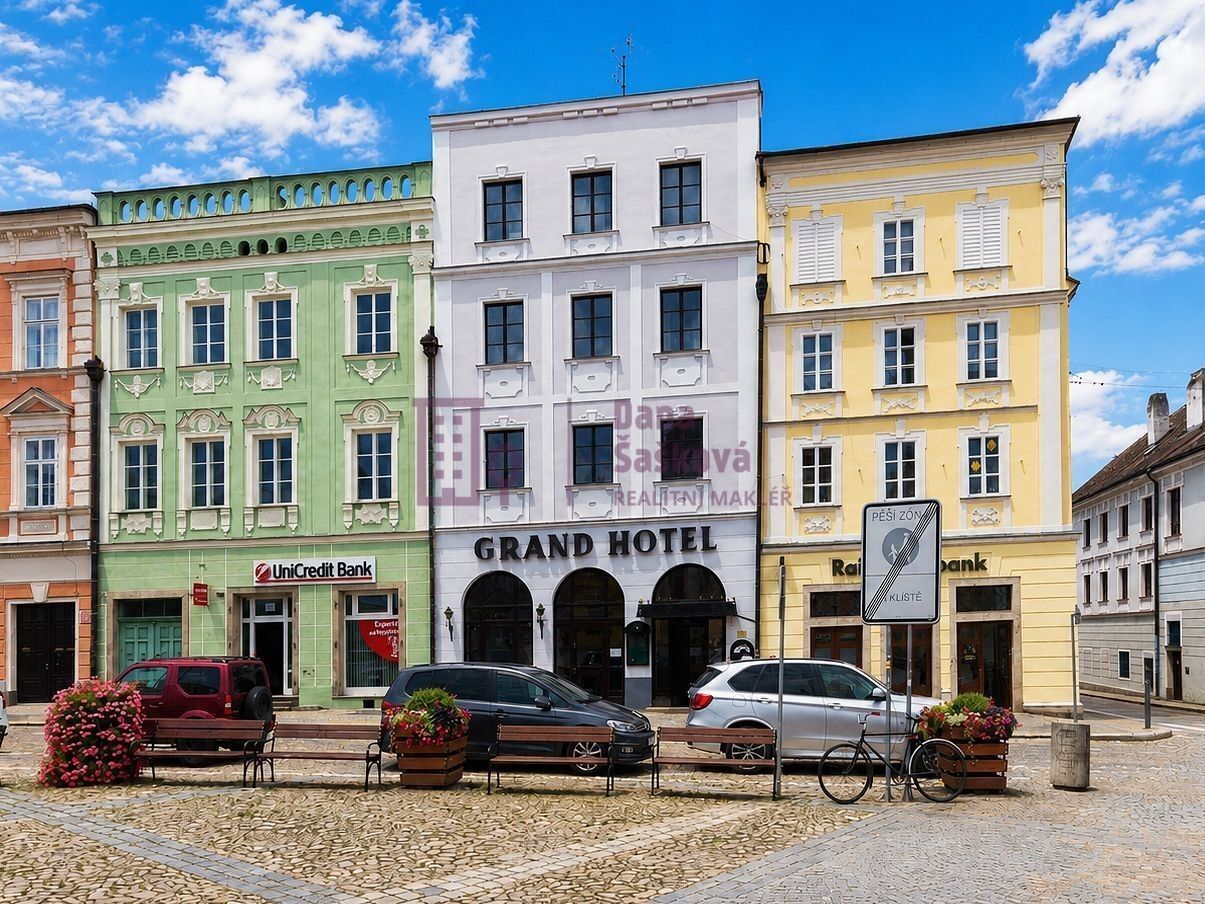 Pronájem byt 1+kk - nám. Míru 165, Jindřichův Hradec I, 23 m² - 5