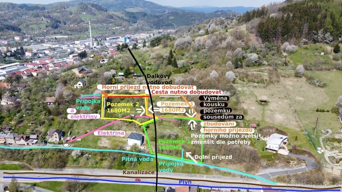 Pozemky pro bydlení, Vsetín, 755 01