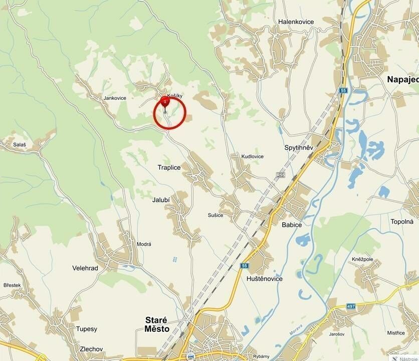 Louka · 801 m² · Košíky - 4