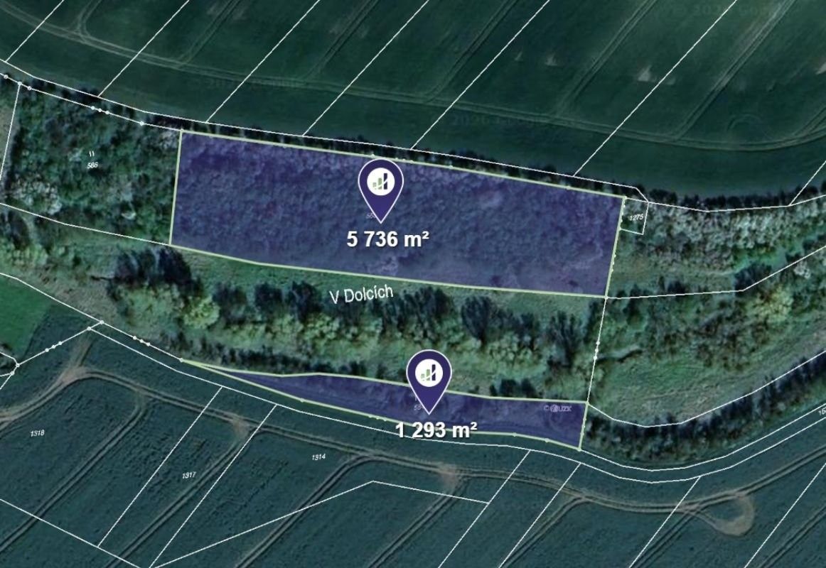 Louka, 879 m²