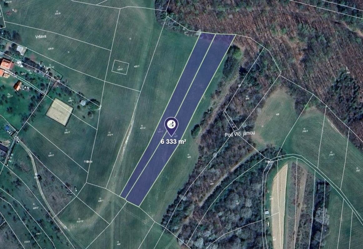 Louky, Košíky, 6 333 m²