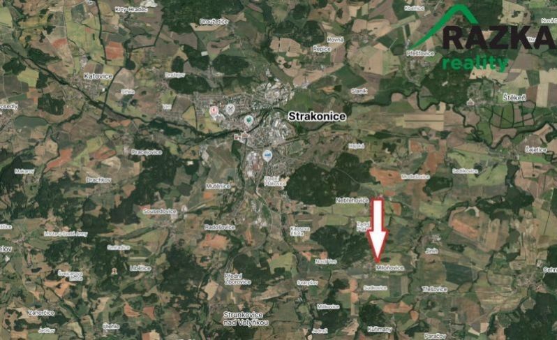 Prodej pozemek pro bydlení - Miloňovice, 9 827 m²