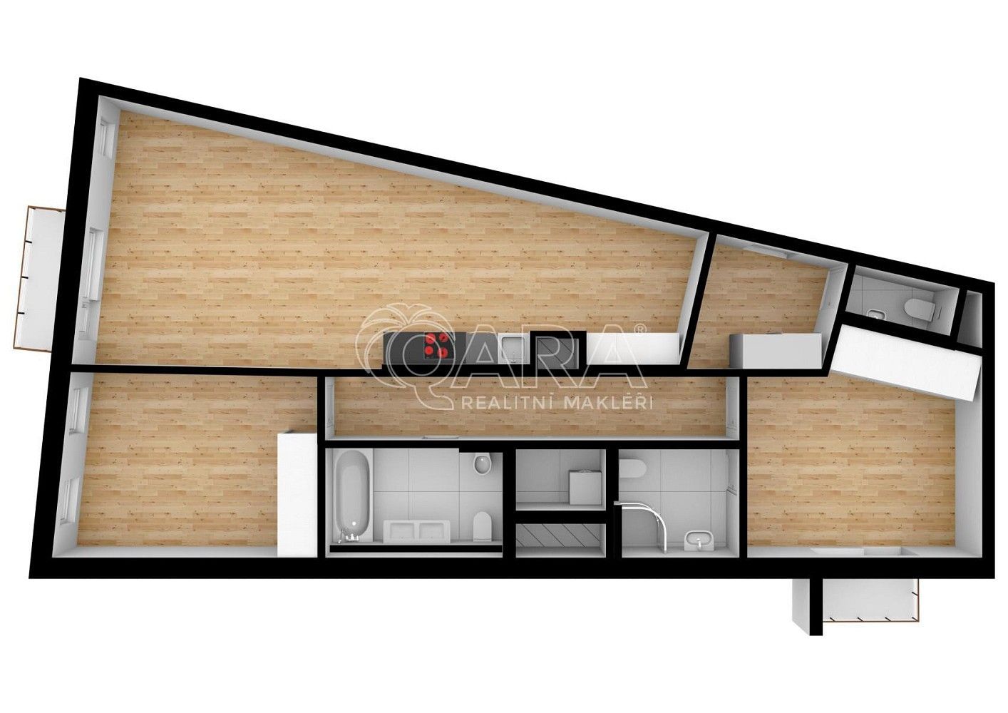 3+kk, Baarova, Praha 4 - Michle, 117 m² - 2