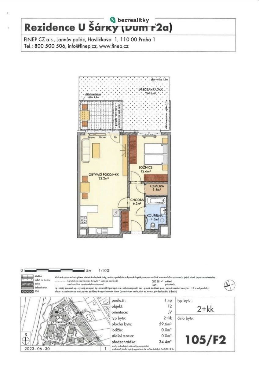 Prodej byt 2+kk - Huppnerova, Praha Ruzyně, 60 m² - 2