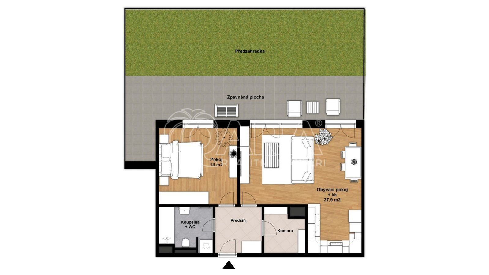 Byt 2+kk · 59 m² · Penízovková, Praha Pitkovice - 4