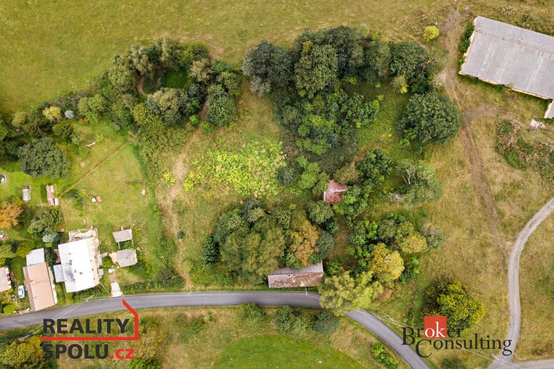 Prodej pozemek - Louka, Nová Ves, 1 949 m²