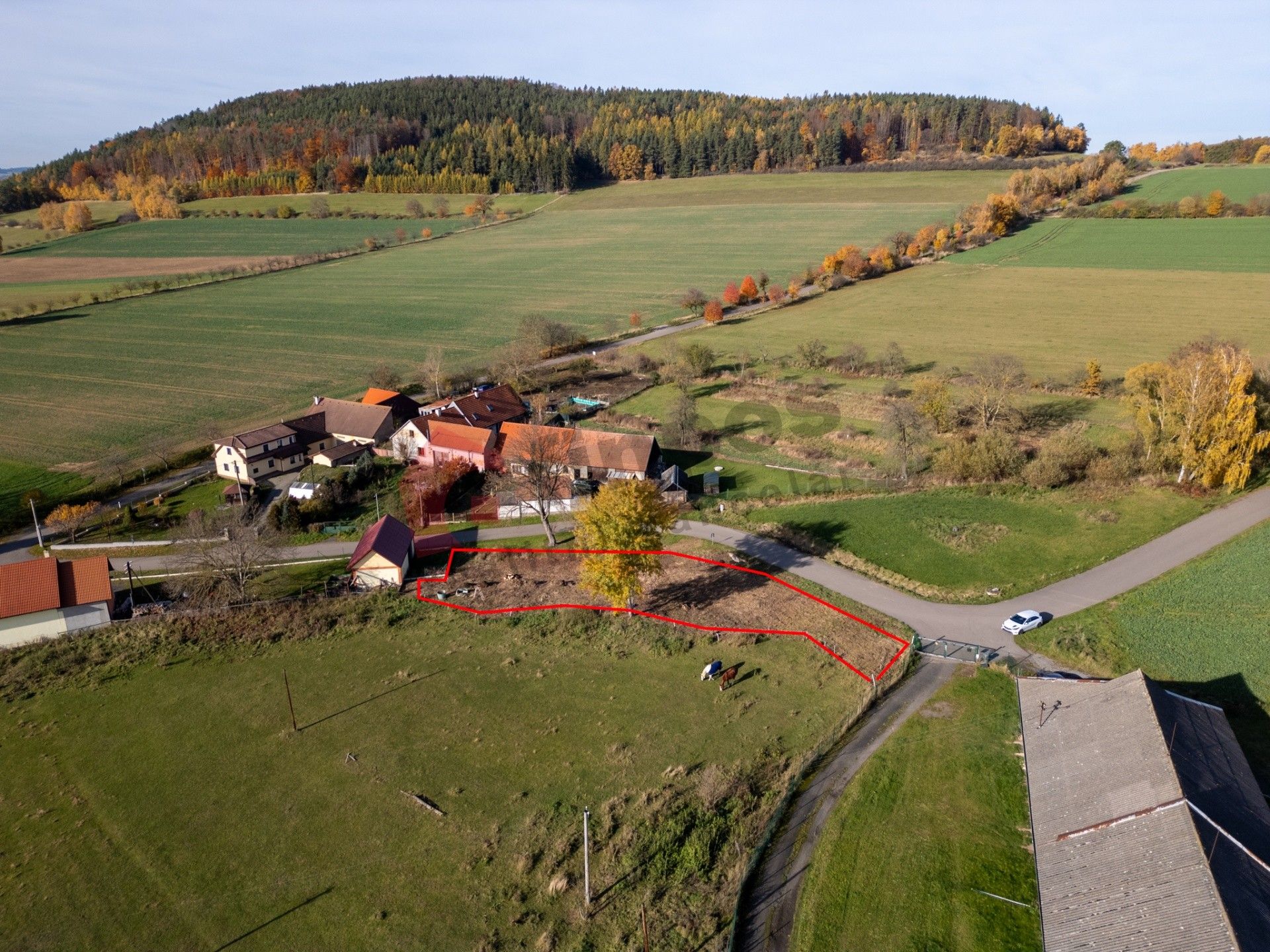 Pozemky pro bydlení, Křížov, Pravonín