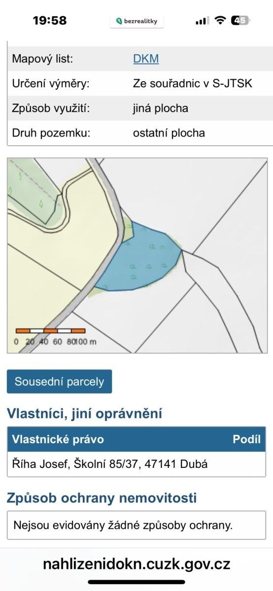 Pozemky pro bydlení, Dubá