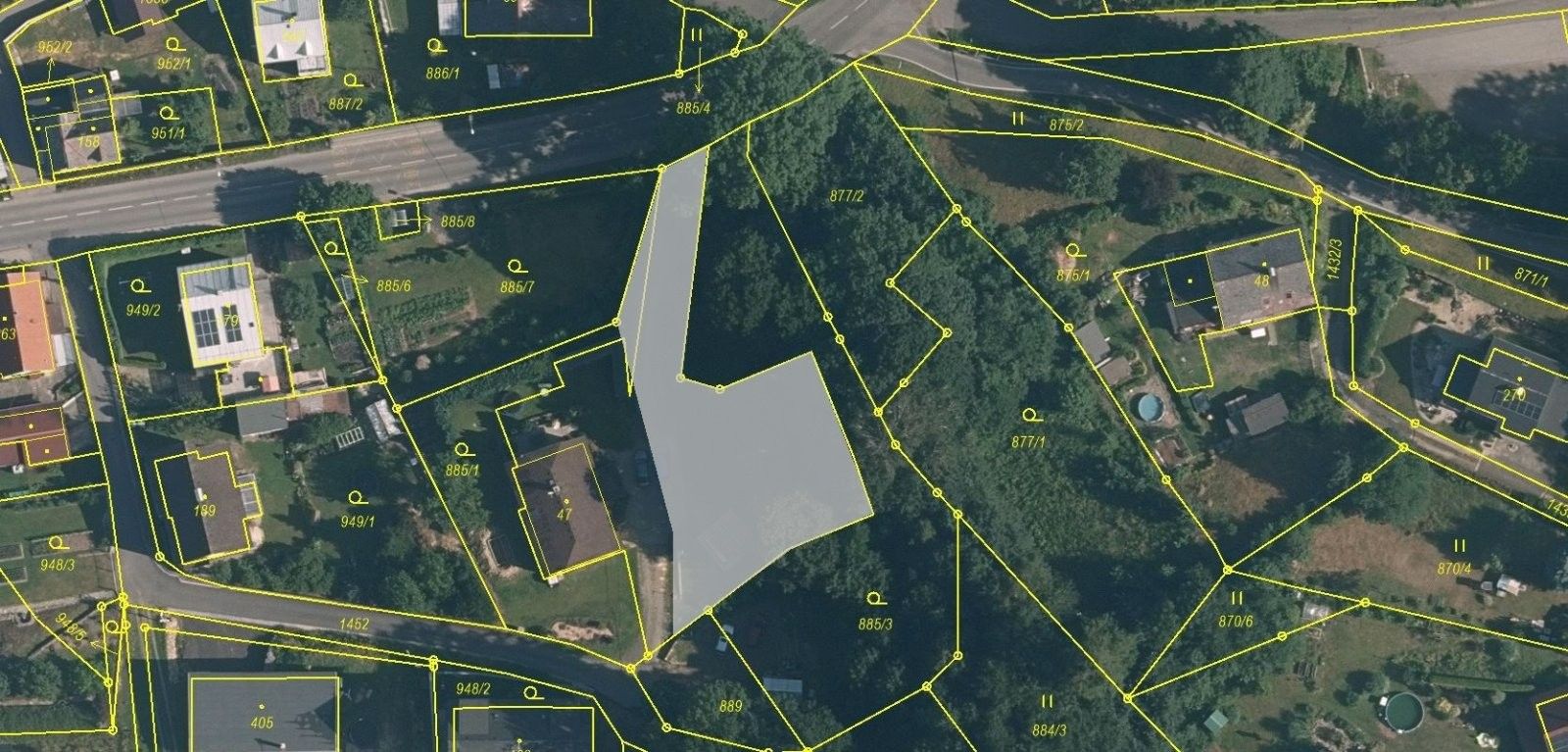 Prodej pozemek pro bydlení - Horní, Chrastava, 920 m²