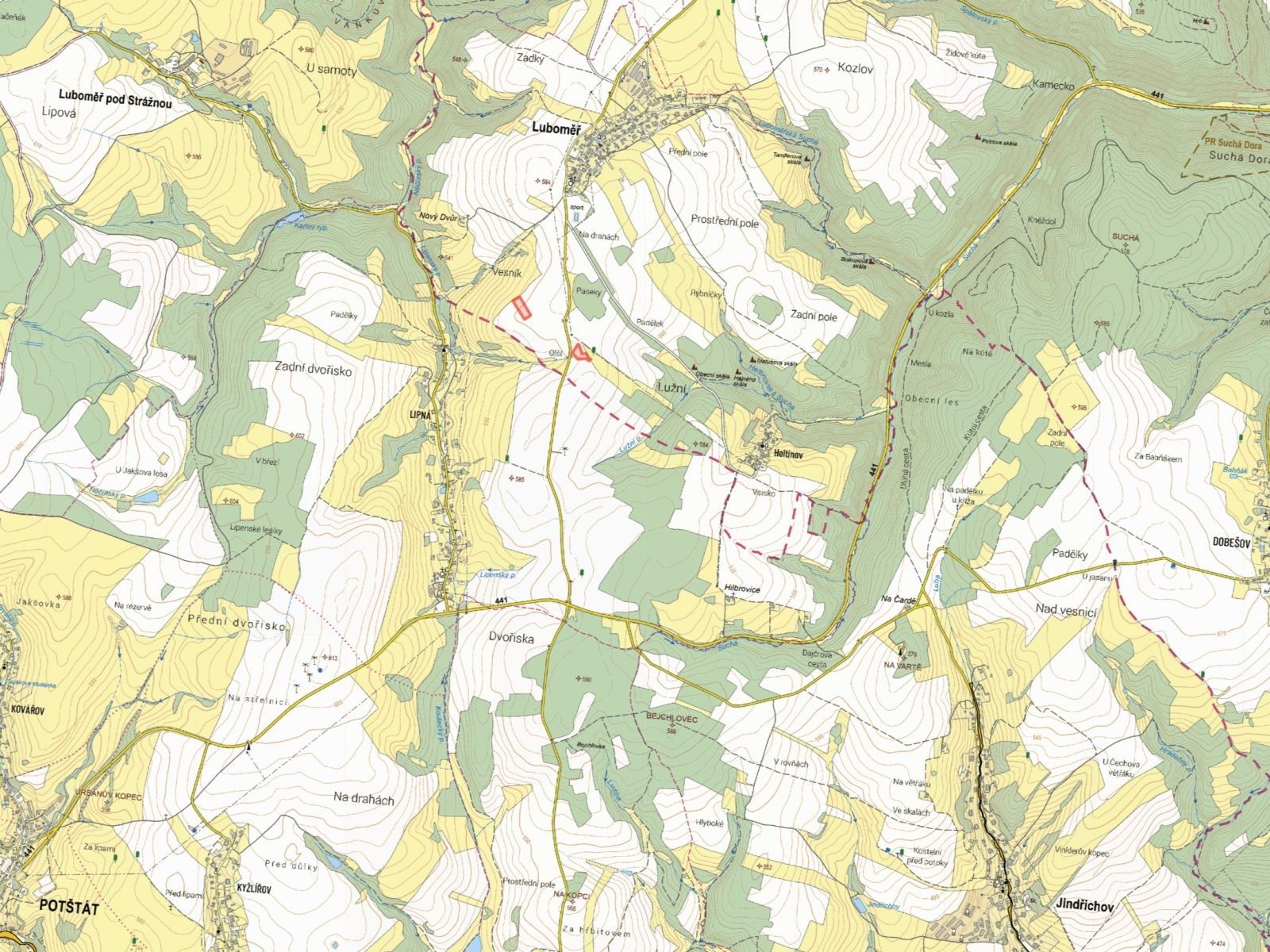 Zemědělské pozemky, Luboměř - 2