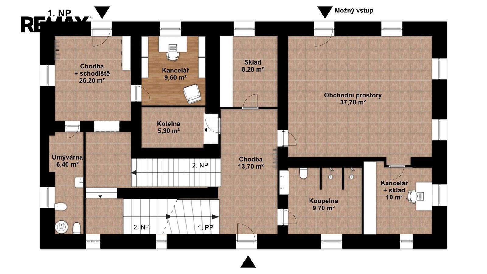 Prodej obchodní prostory - Bratrušov, okres Šumperk, Olomoucký kraj, 260 m² - 5