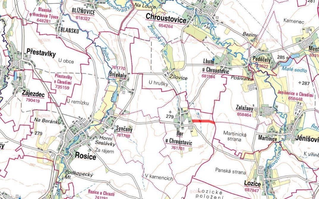 Prodej pozemek pro bydlení - Chroustovice, 538 63