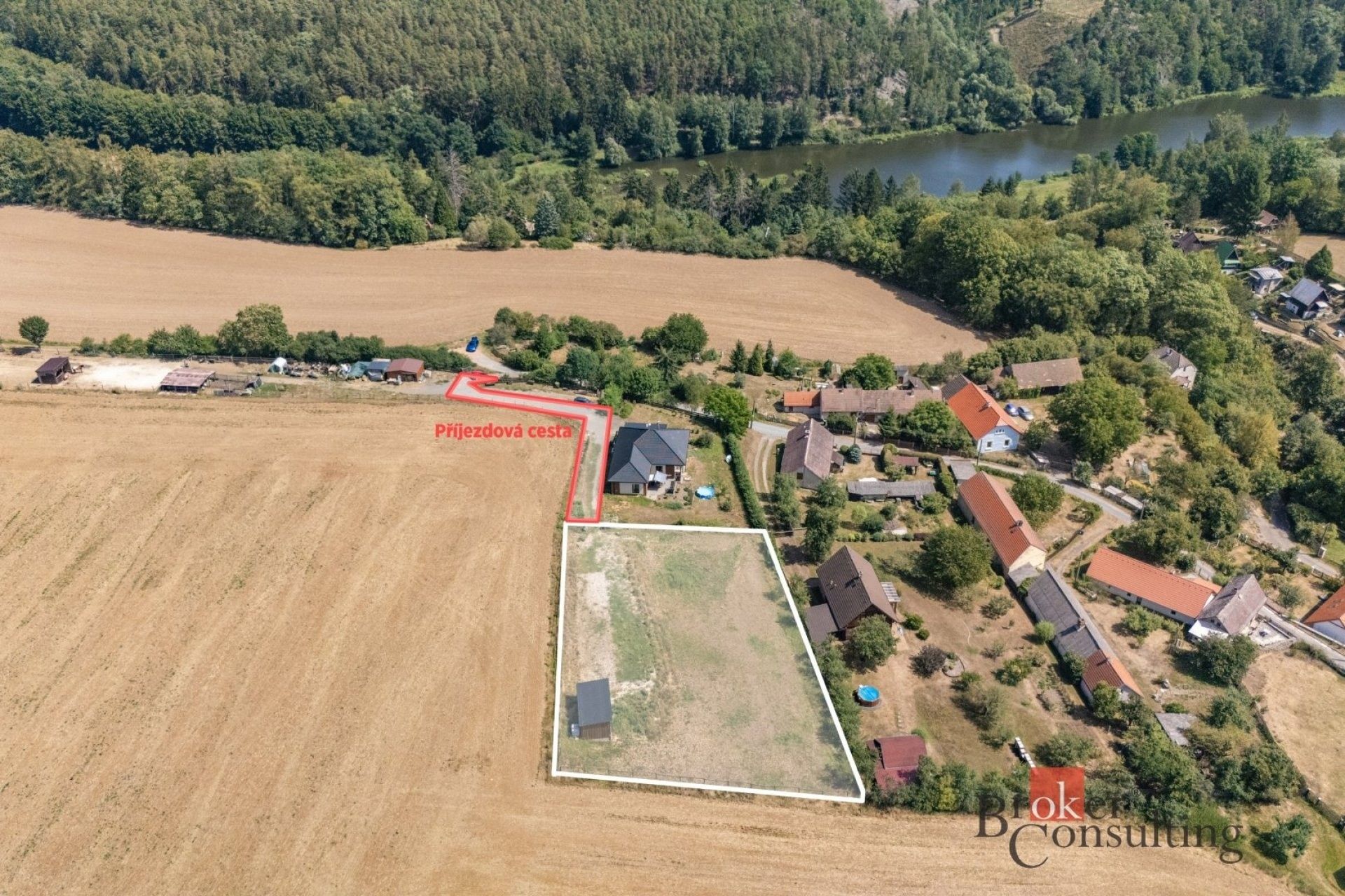 Prodej pozemek pro bydlení - Planá, Hromnice, 2 039 m² - 5