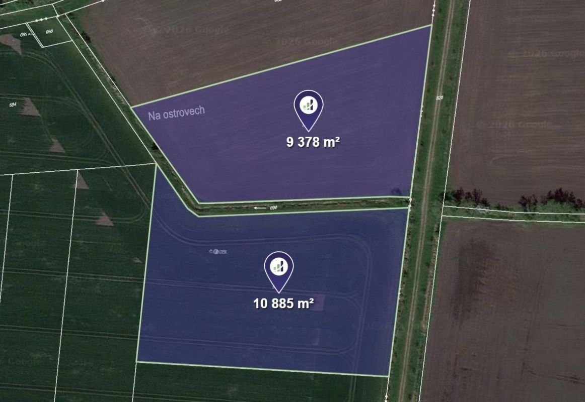 Zemědělský pozemek, 3 799 m²