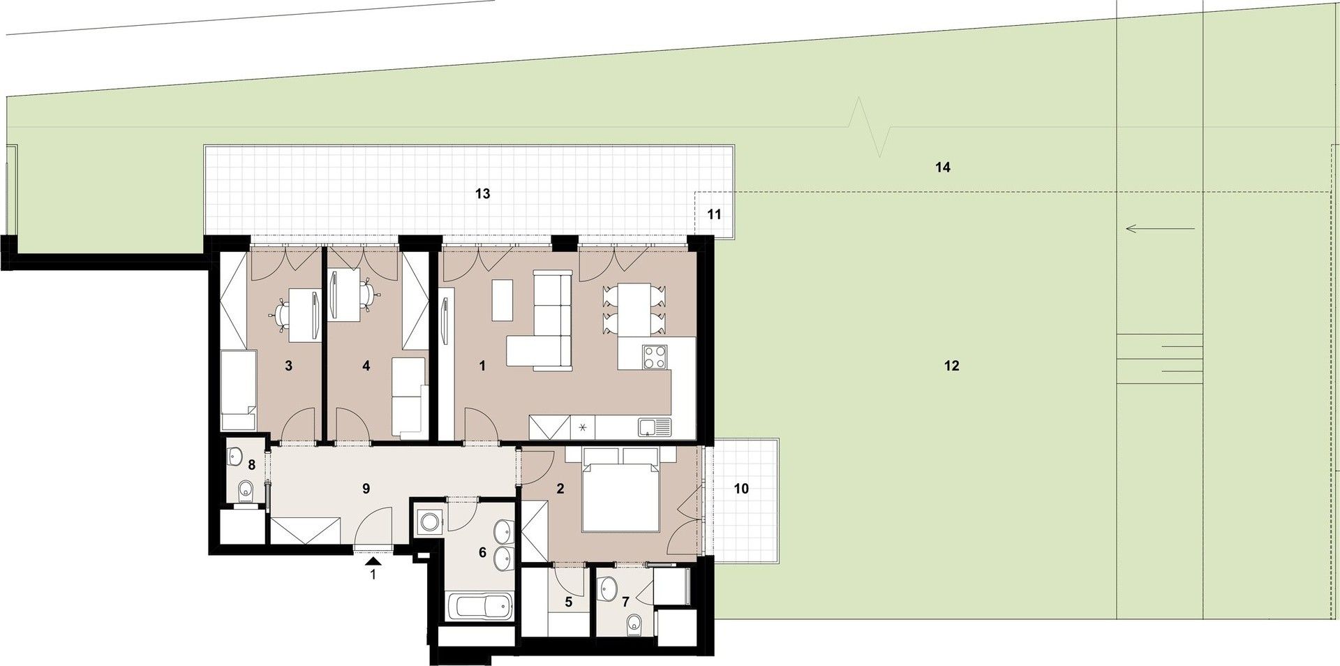 Prodej byt 4+kk - Makovská, Praha, 88 m²