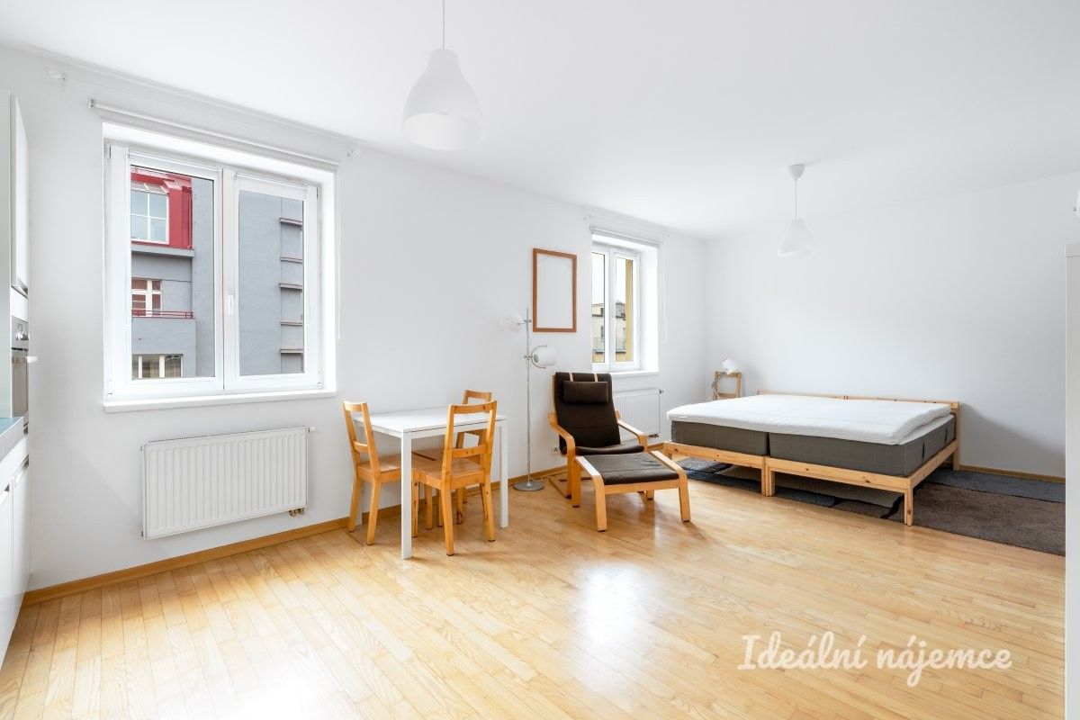 Pronájem byt 1+kk - Lucemburská, Praha, 40 m²