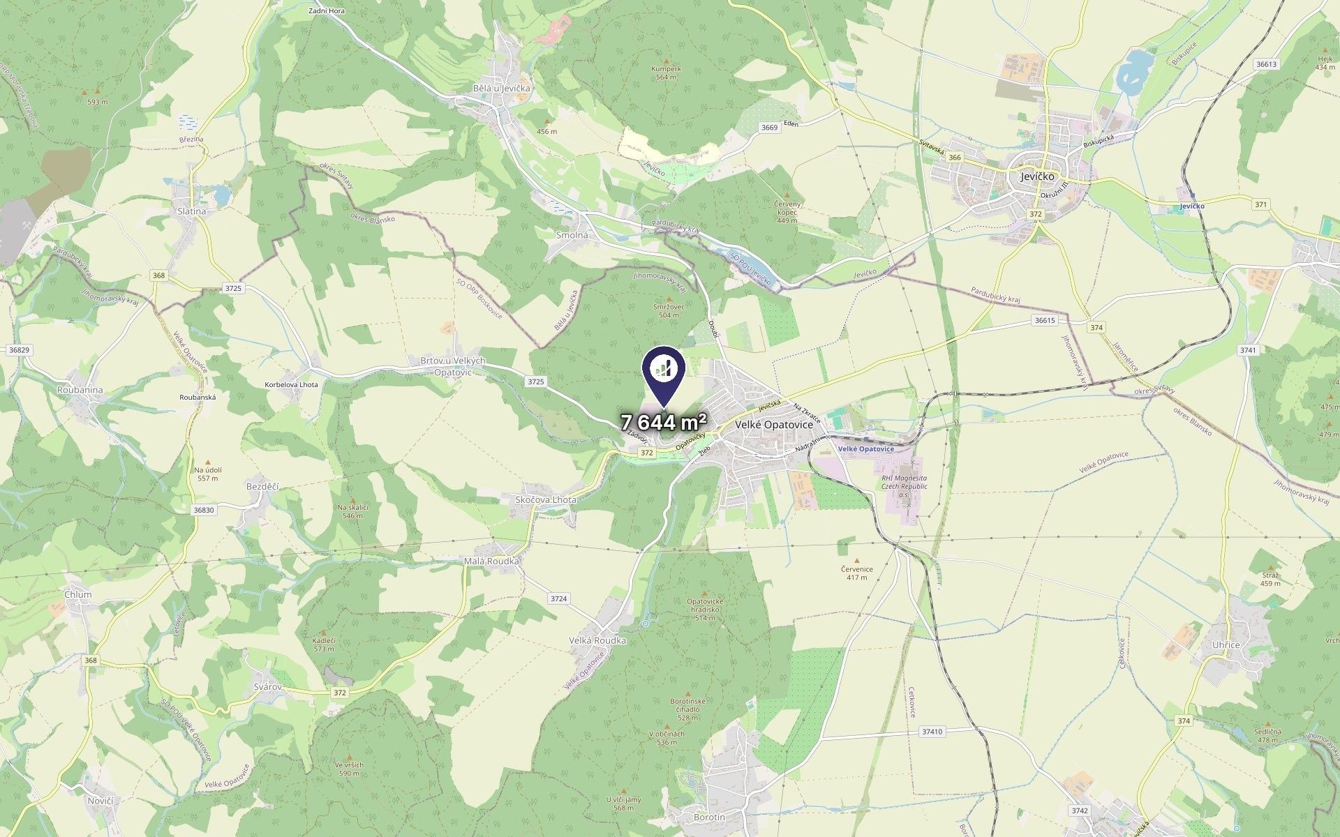 Louka · 1 433 m² · Velké Opatovice - 3