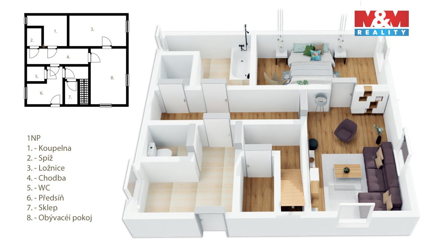 Rodinné domy, Libňatov, 120 m² - 2