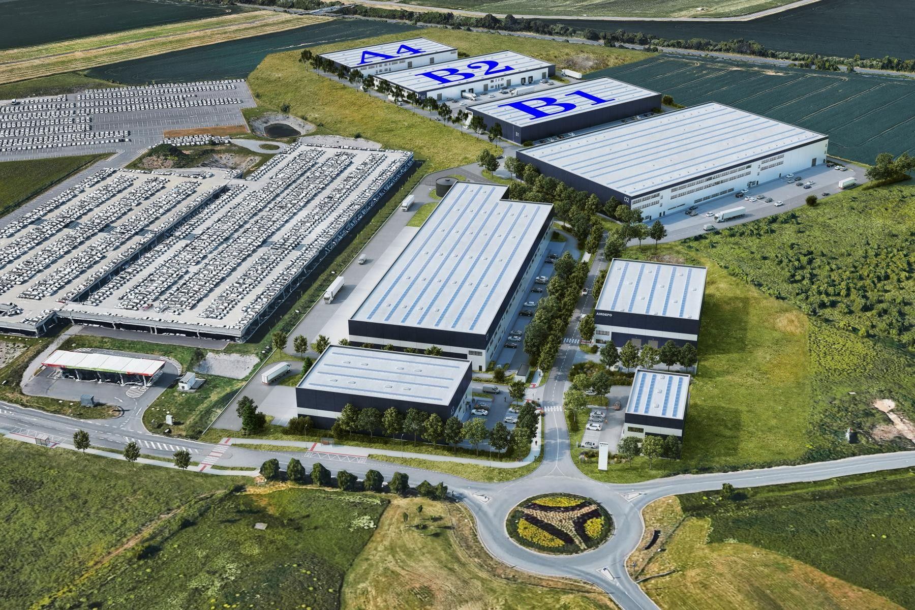 Pronájem sklad - Ke Kopanině, Tuchoměřice, 1 000 m²