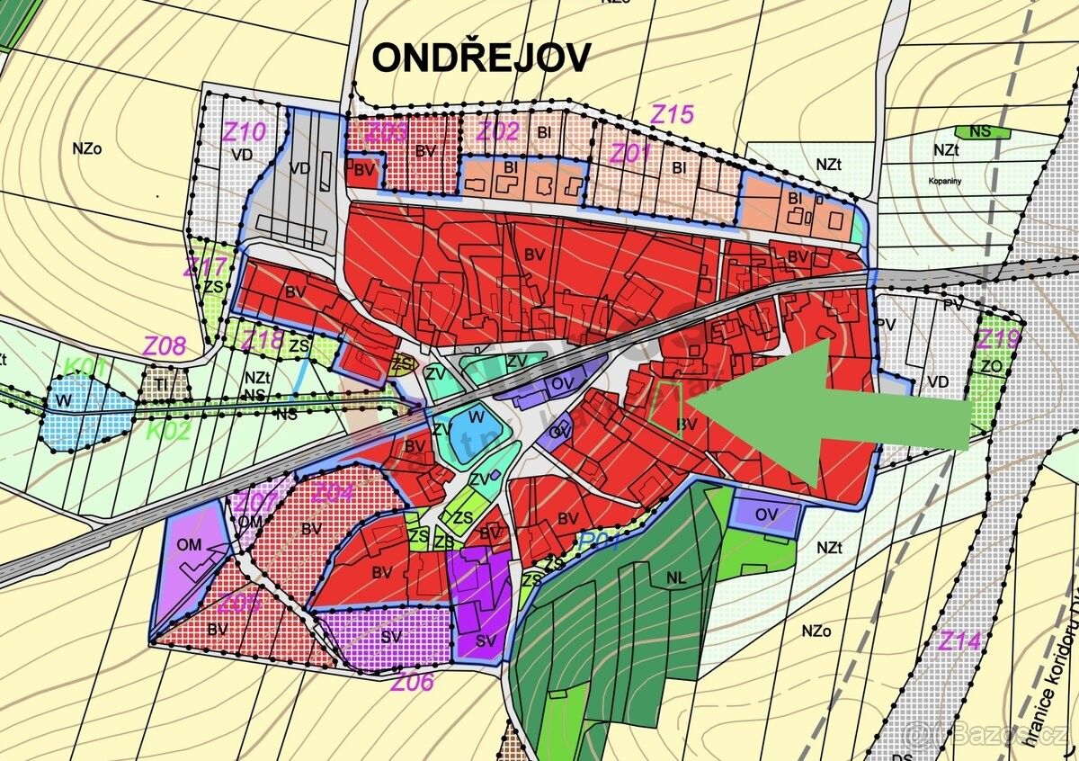 Stavební pozemek, Olešná – pohled 4
