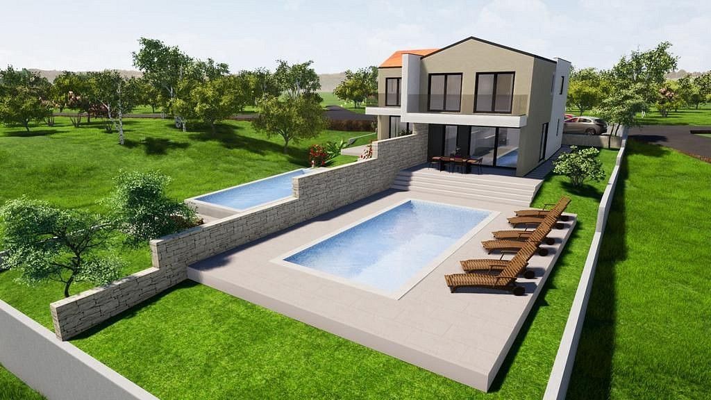 Rodinné domy, Malinska-Dubašnica, Primorsko-goranska županija, Chorvatsko, 148 m² - 1