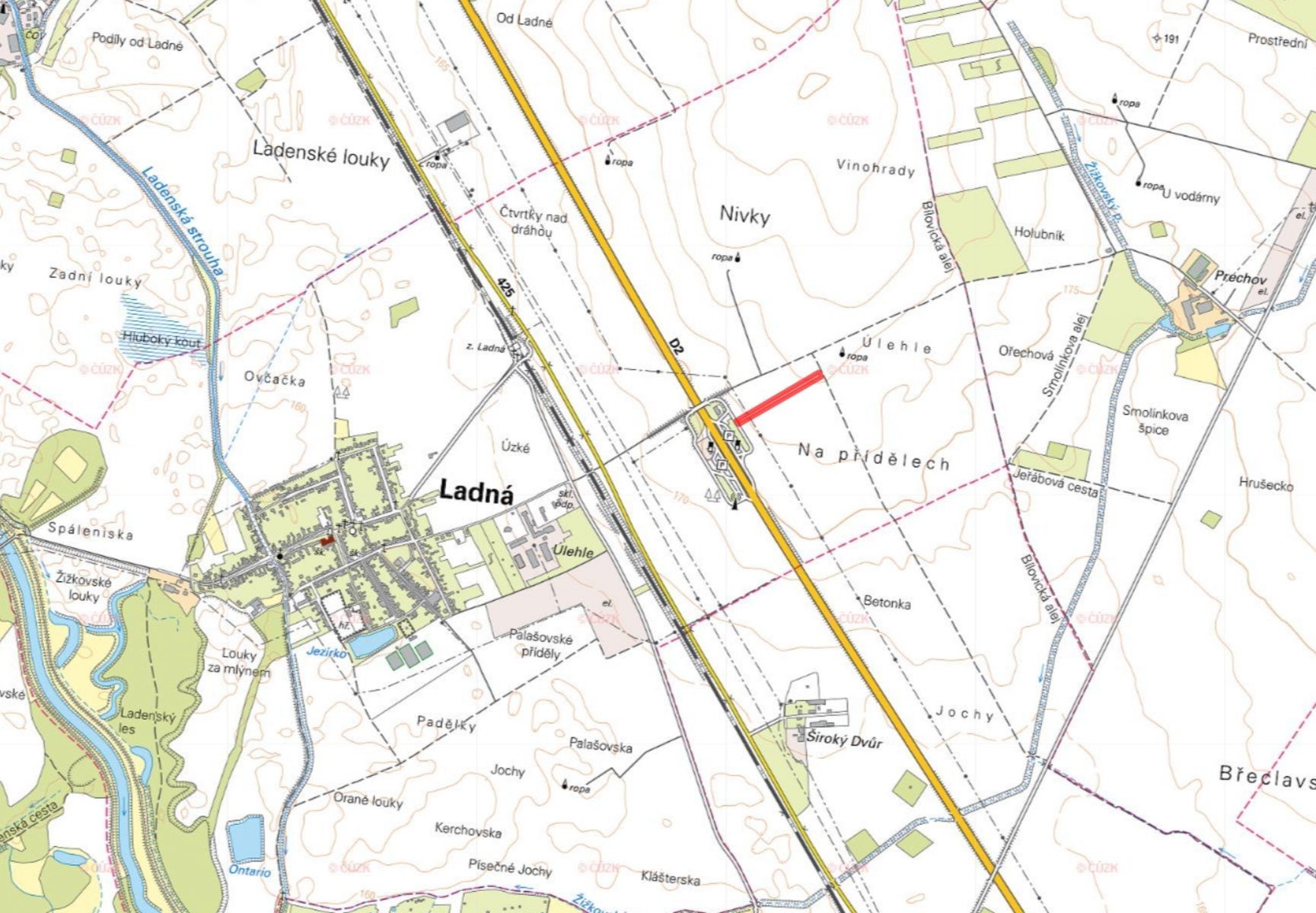 Prodej zemědělský pozemek - Ladná