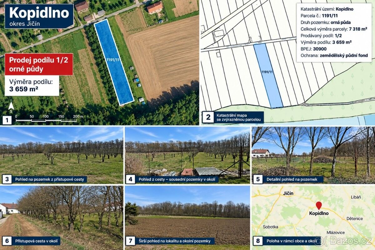 Pozemky pro bydlení, Kopidlno, 507 32 - 2