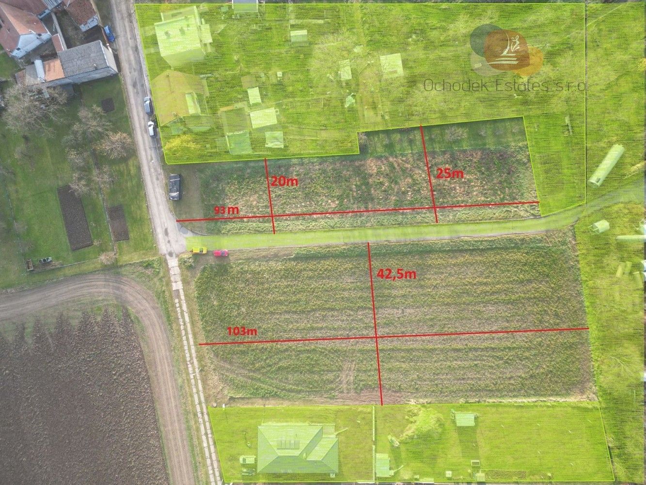 Pozemky pro bydlení, Kyselovice, okres Kroměříž, Zlínský kraj - 1