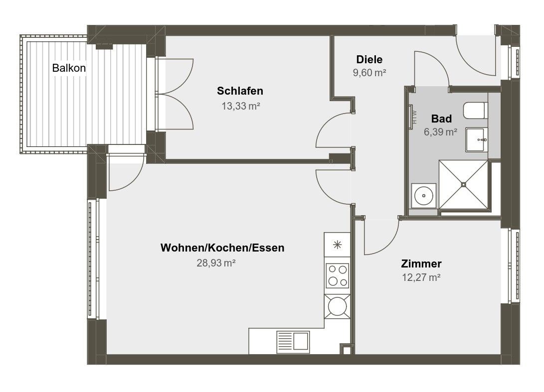 3+1, Billy-Wilder-Promenade 20 Berlin Lichterfelde Berlin 14167, 75 m² - 2