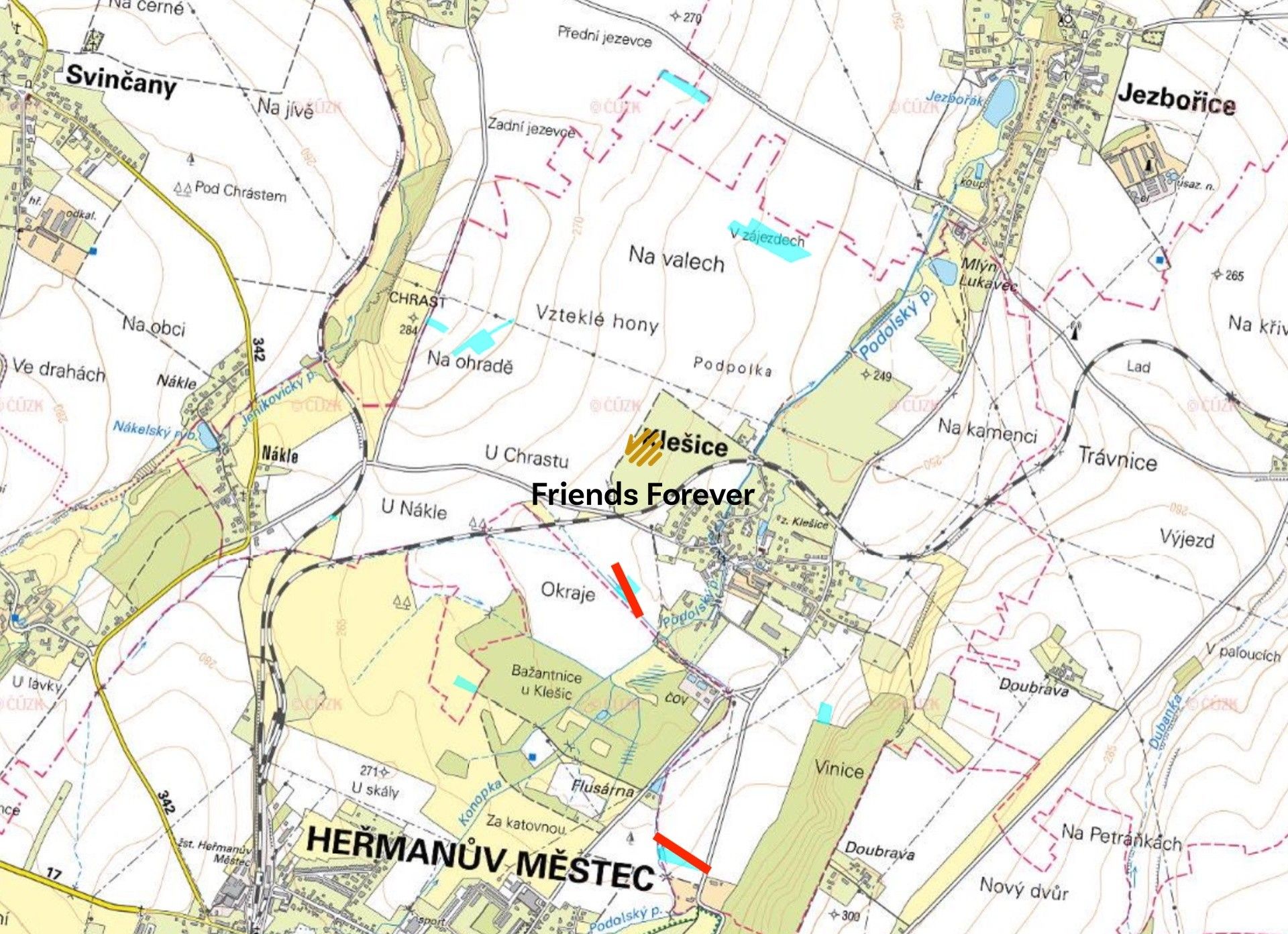 Prodej zemědělský pozemek - Klešice, 23 188 m²