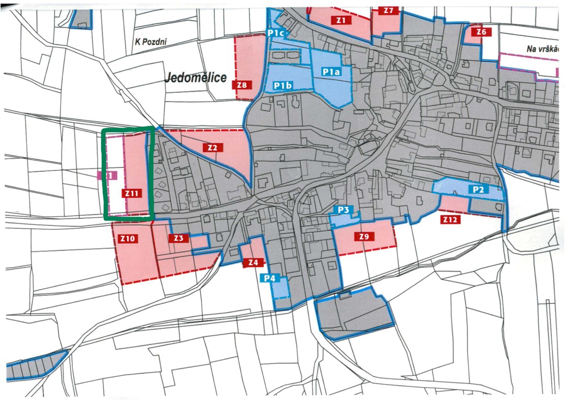 Pozemek pro bydlení · 11 676 m² ·  Jedomělice - 3