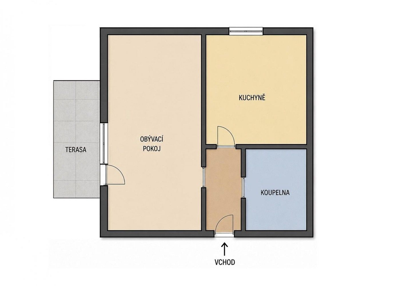 Prodej byt 1+1 - Trutnov - Poříčí, Královéhradecký kraj, 44 m² - 5