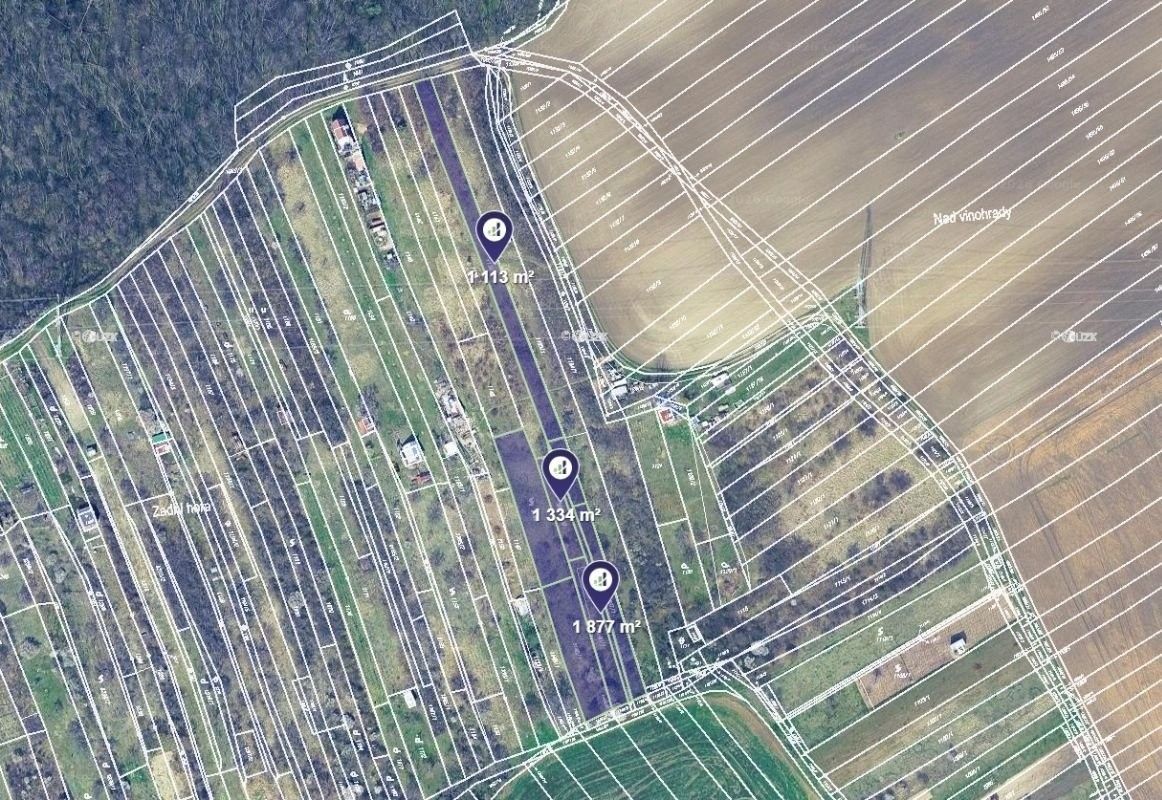 Zahrady, Kobeřice u Brna, 4 324 m²
