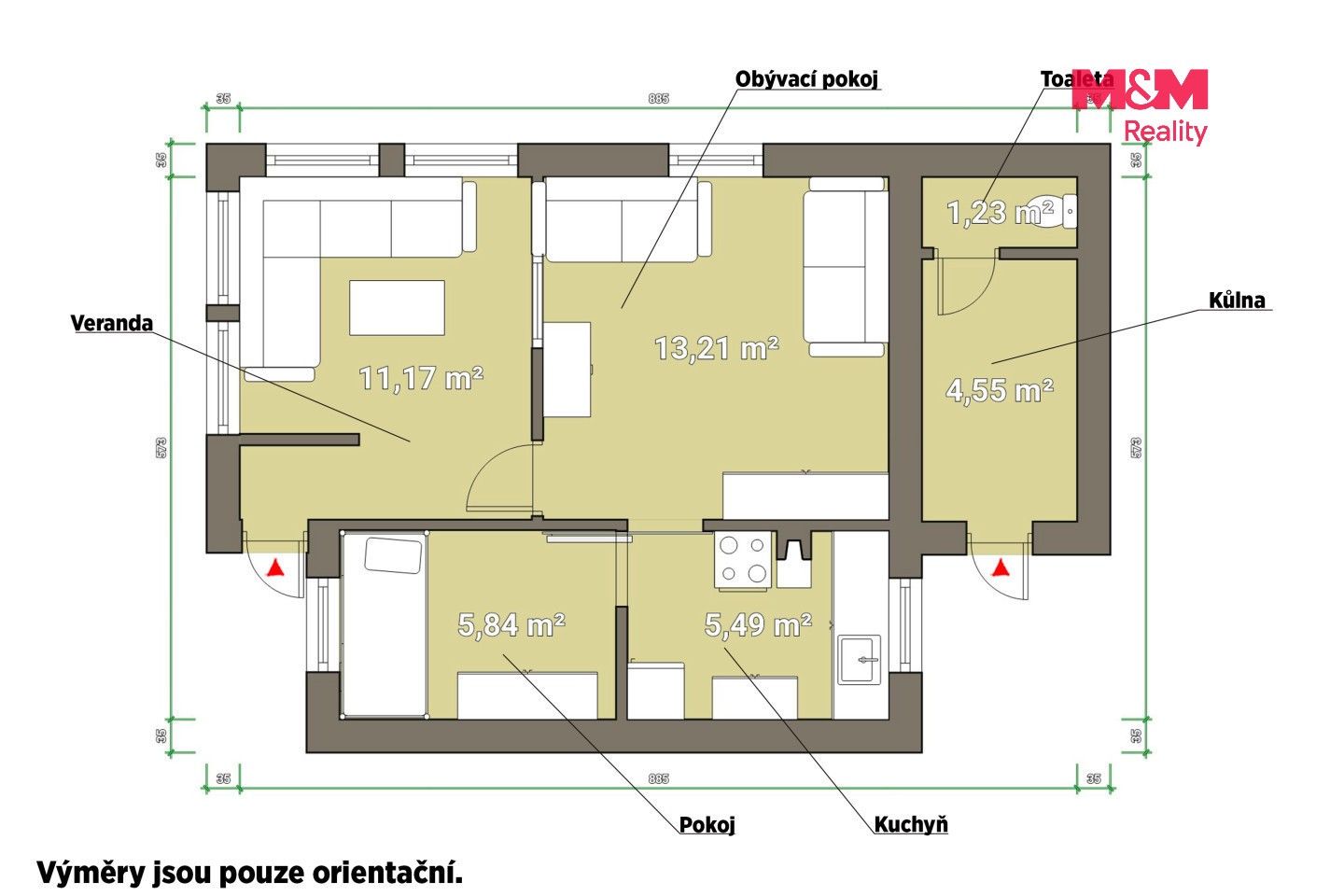 Prodej chata - Spáleneček, Česká Kubice, 35 m² - 5