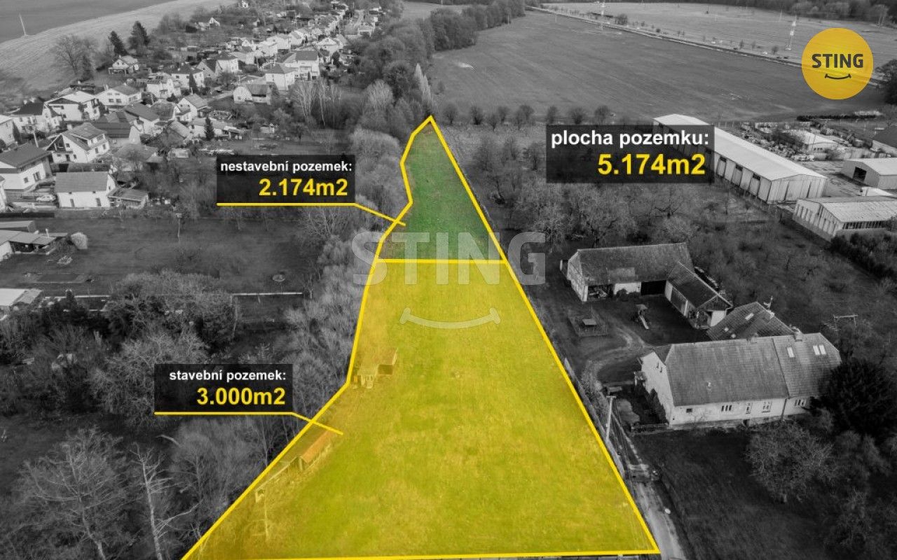 Pozemky pro bydlení, Zubří, 5 174 m²