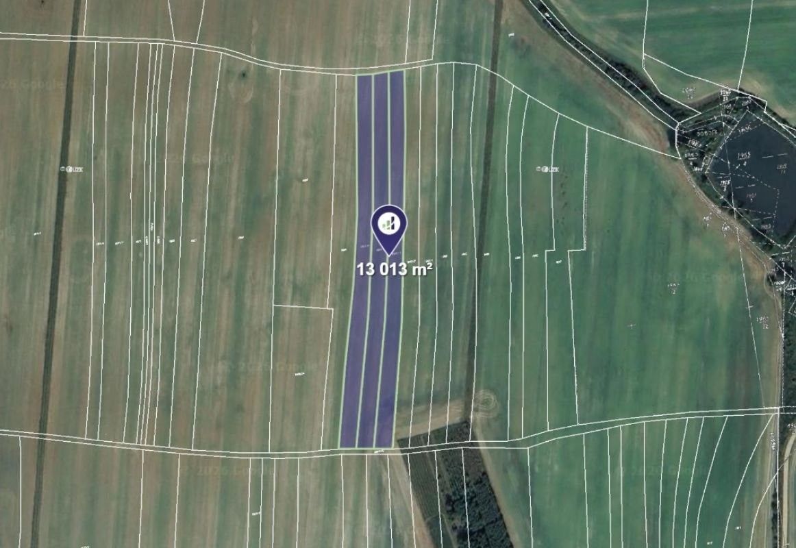Zemědělský pozemek, 1 627 m²