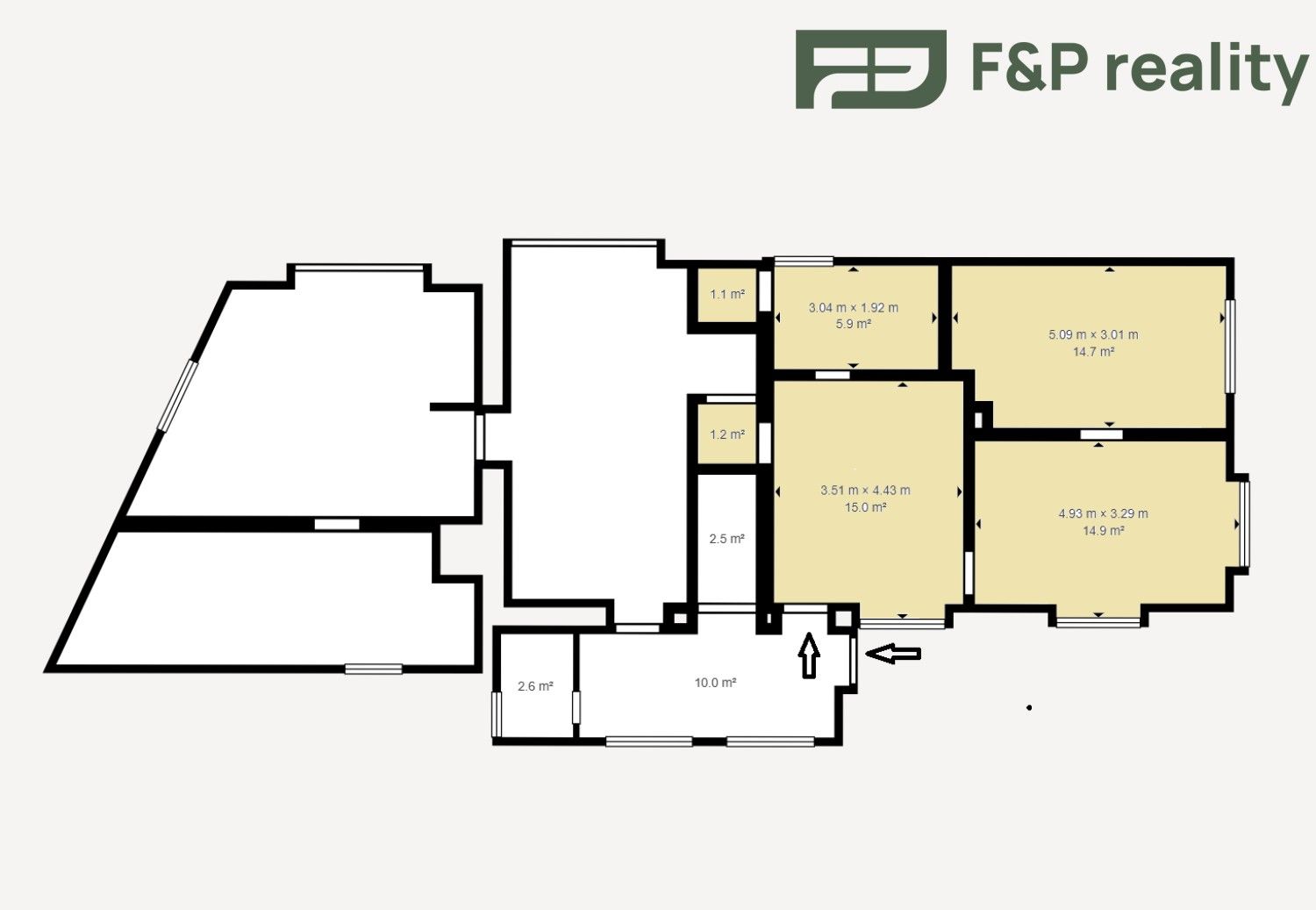 Prodej byt 2+1 - Strašice, Strakonice, 52 m² - 5