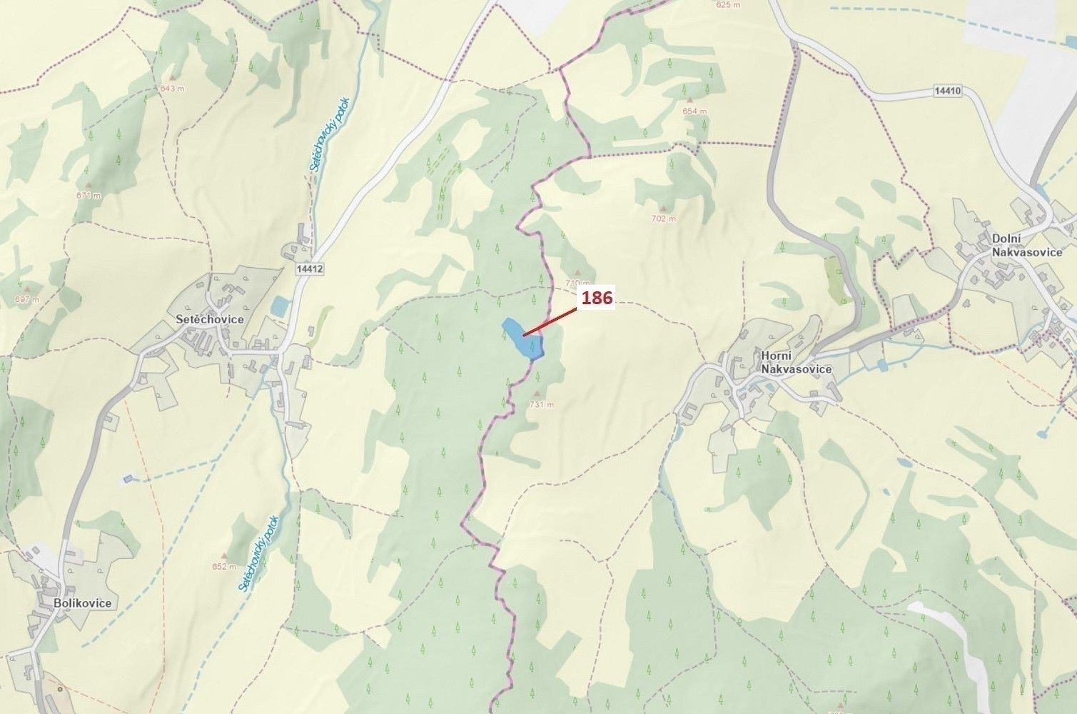 Les, 4 542 m²