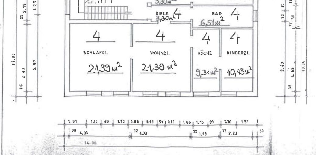 3+kk, Herne Wanne Nordrhein-Westfalen 44649, 74 m² - 1