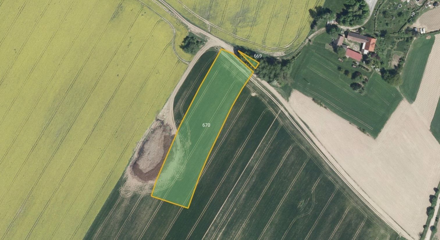 Zemědělské pozemky, Nové, Vyklantice