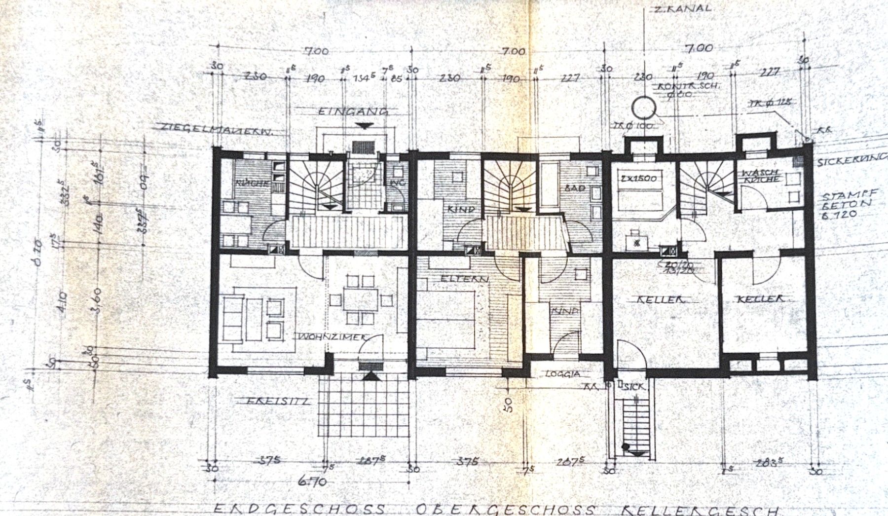 Rodinné domy, , Bavorsko, 90 m² - 1