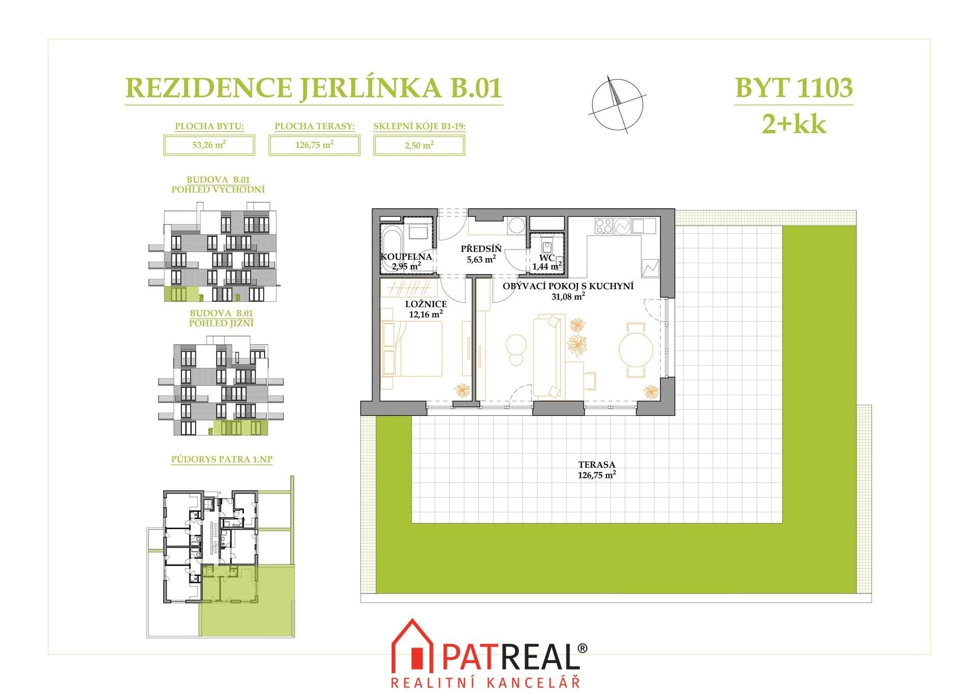 2+kk, Jerlínová, Brno Žebětín, 180 m² - 2