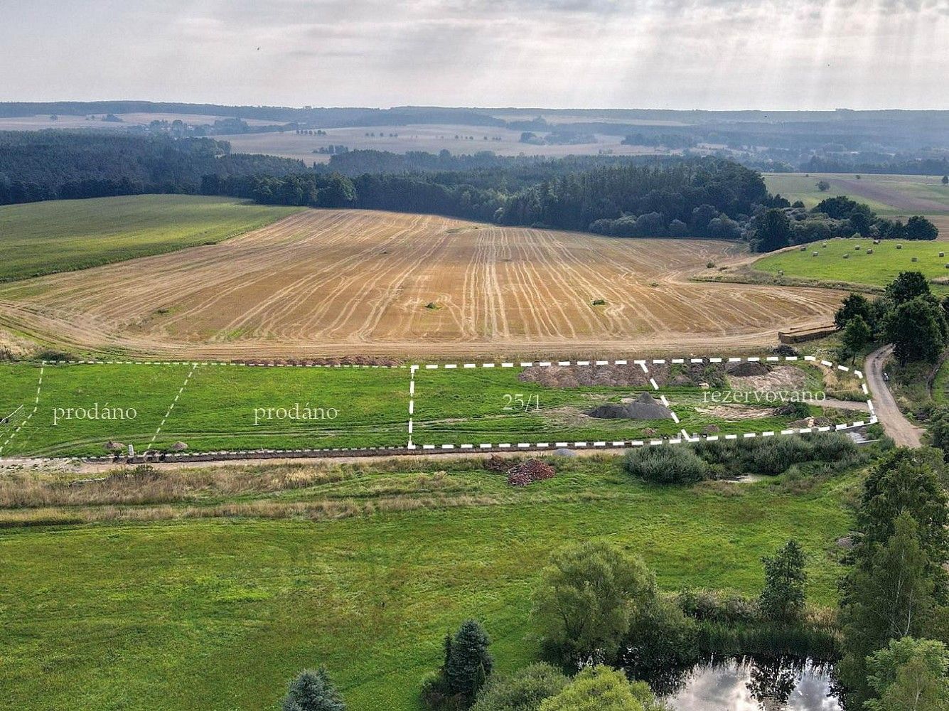 Pozemky pro bydlení, Bechyně - Senožaty, okres Tábor, Jihočeský kraj - 2