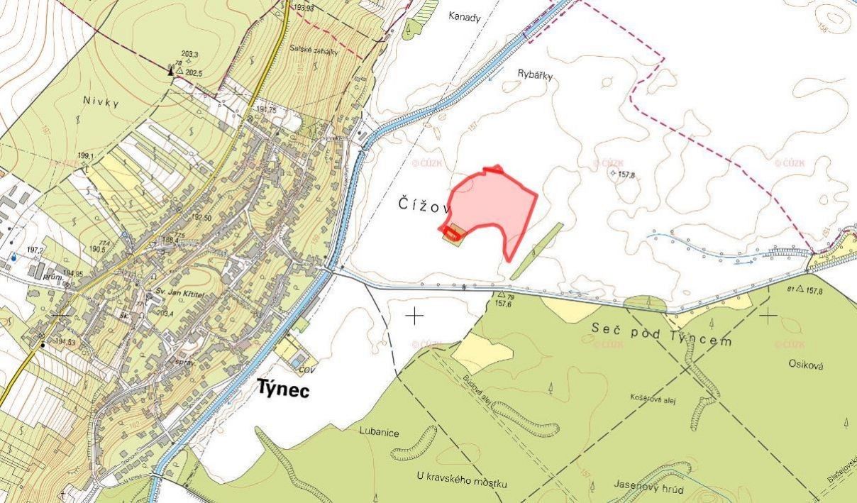 Prodej zemědělský pozemek - Týnec