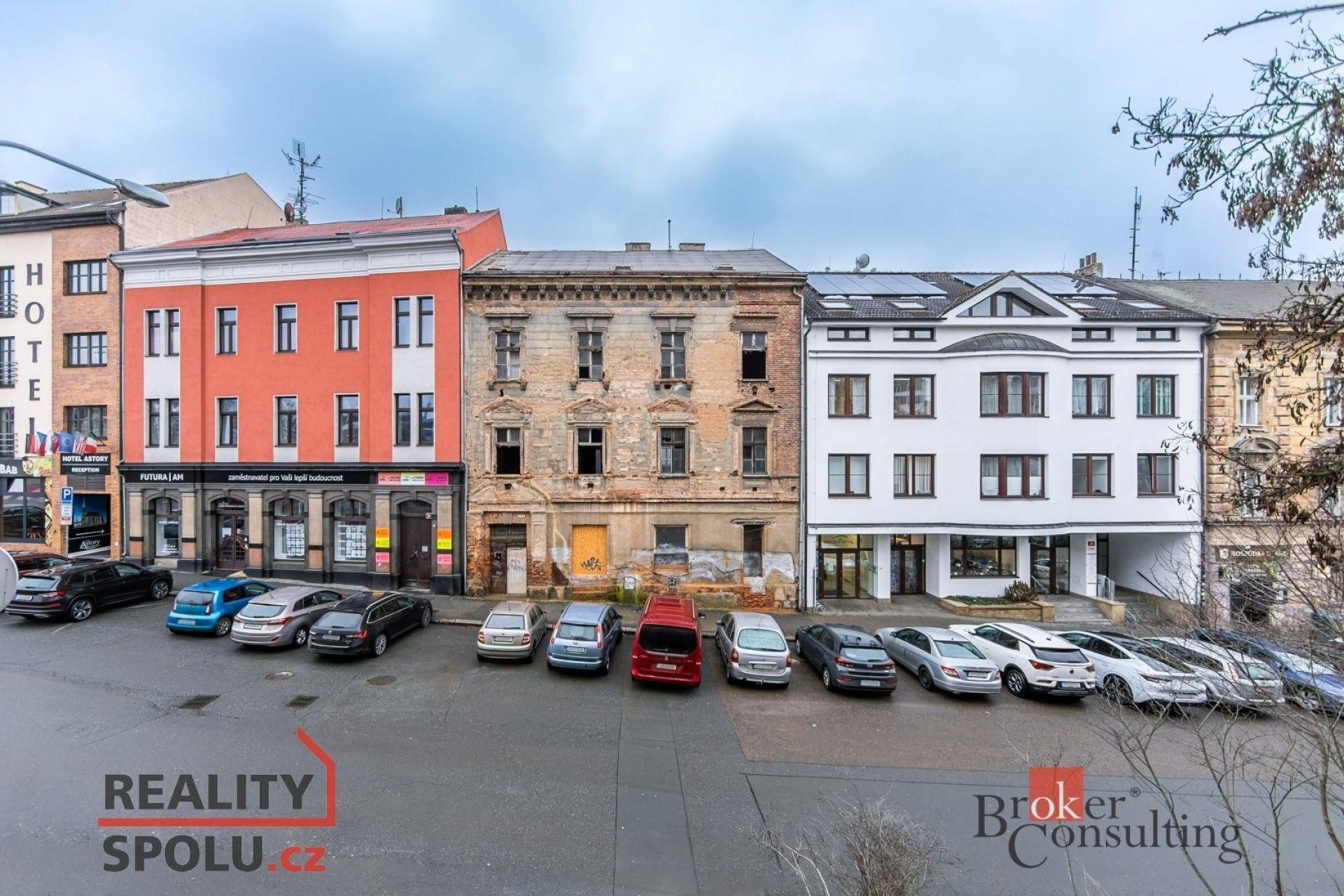 Činžovní domy, Nádražní, Plzeň, 622 m²