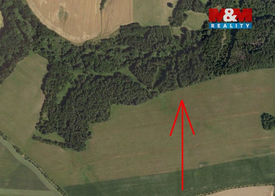 Stavební pozemek, Lipová – pohled 2