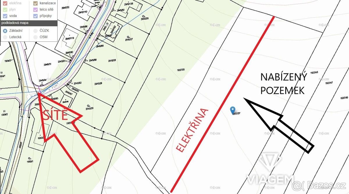 Pozemek pro bydlení · Dačice, 380 01 - 3